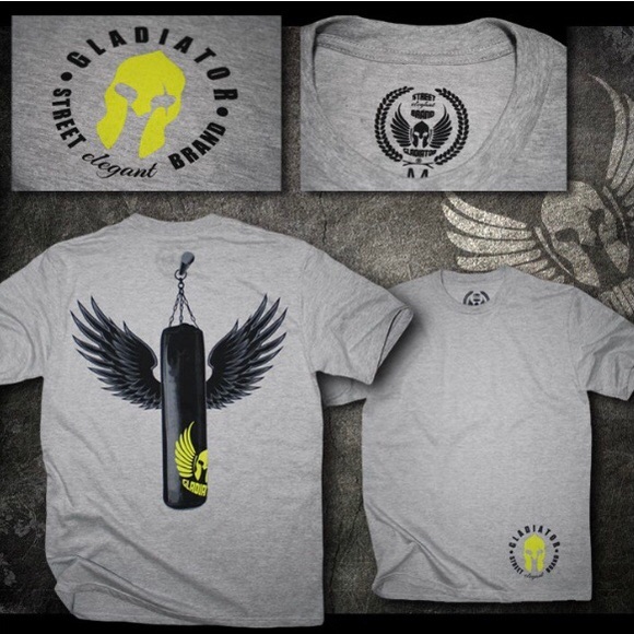 NWOT Rare Find Men’s Gladiator Boxing Graphic Print T-Shirt Size Medium - Picture 6 of 11